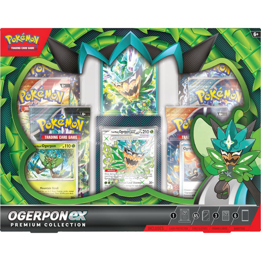 Trading Card Game Ogerpon ex Premium Collection – Official TCG Product