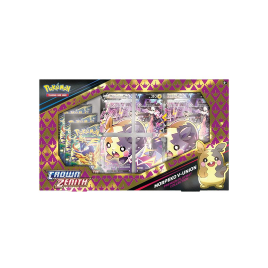 Trading Card Game Crown Zenith Premium PlayMat Collection Morpeko V Union – Official TCG Product
