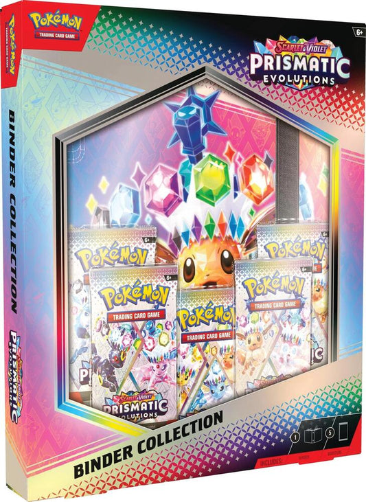 Trading Card Game Scarlet and Violet Prismatic Evolutions Binder Collection – Official TCG Product