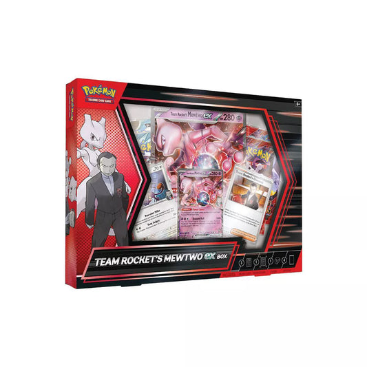Trading Card Game Team Rocket's Mewtwo ex Box – Official TCG Product