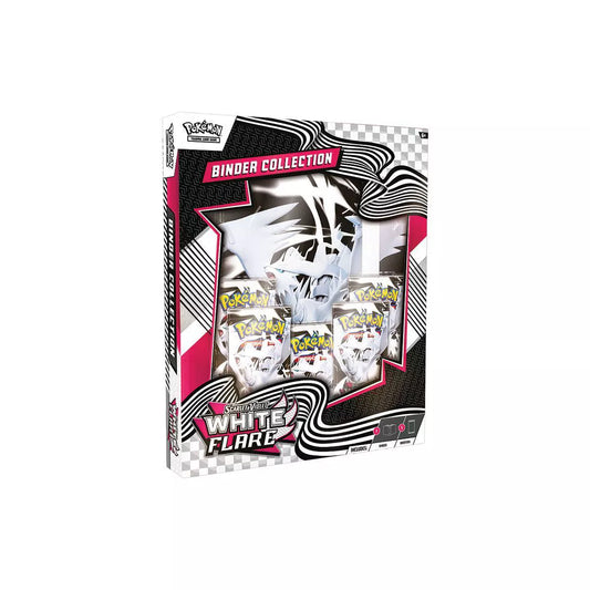 Trading Card Game Scarlet and Violet: White Flare Binder Collection Box – Official TCG Product