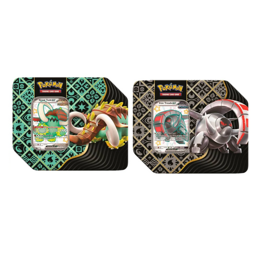 Trading Card Game Scarlet and Violet Paldean Fates Tin – Official TCG Product