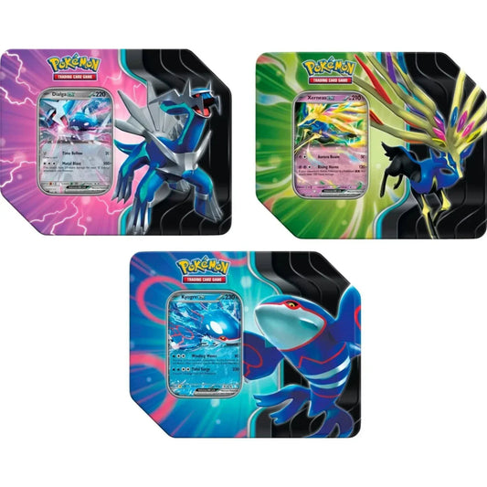 Trading Card Game Scarlet and Violet Azure Legends 6 Tin Case – Official TCG Product
