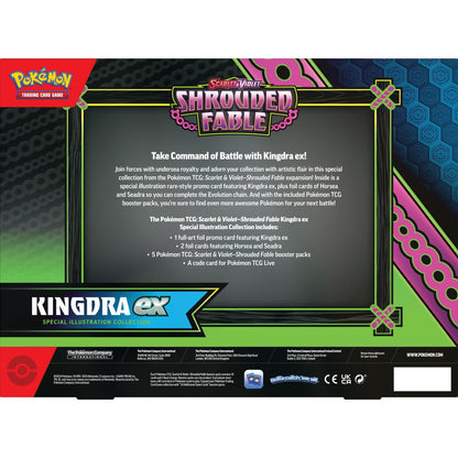 Trading Card Game Scarlet and Violet Shrouded Fable Kingdra/Greninja EX Special Illustration Collection – Official TCG Product