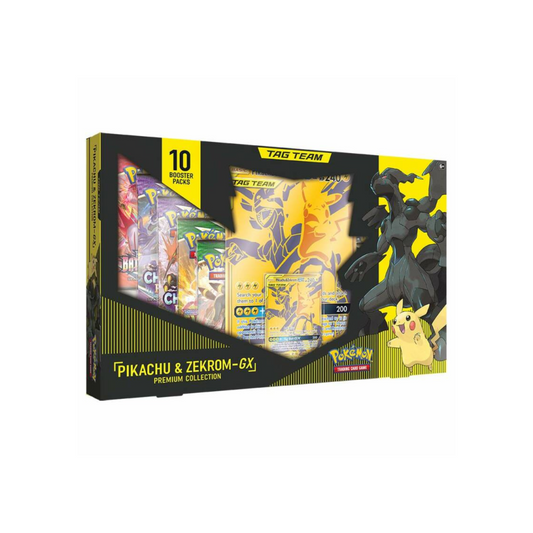 Trading Card Game Trading Card Game: Pikachu and Zekrom-GX Premium Collection – Official TCG Product