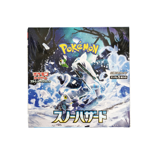 Trading Card Game Japanese Scarlet and Violet Snow Hazard Booster Box – Rare and Exclusive Cards