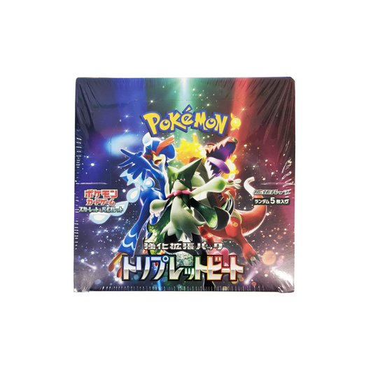 Trading Card Game Japanese Scarlet and Violet Triplet Beat Booster Box – Rare and Exclusive Cards