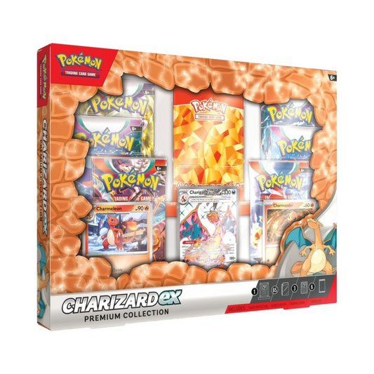 Trading Card Game Charizard EX Premium Collection 6 Box Case – Official TCG Product