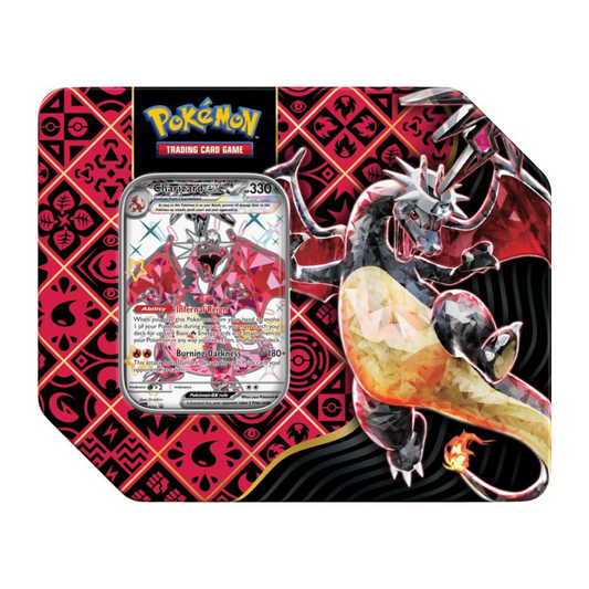 Trading Card Game Scarlet and Violet Paldean Fates Tin - 6 Tin Case – Official TCG Product