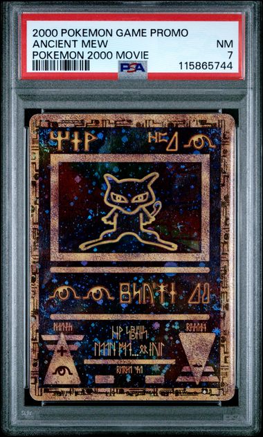 Trading Card Game Ancient Mew 2000 Movie Promo PSA 7 – Official TCG Product