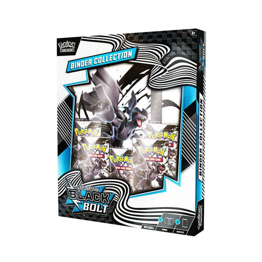 Trading Card Game Scarlet and Violet: Black Bolt Binder Collection Box – Official TCG Product