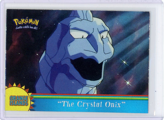 Trading Card Game The Crystal Onix Holo TOPPS Orange Islands – Official TCG Product