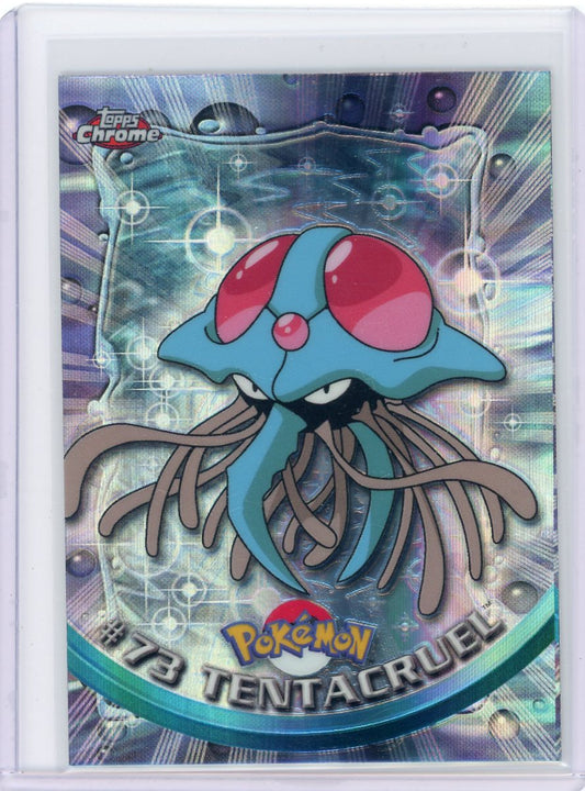 Trading Card Game Tentacruel 2000 Topps Chrome Spectra Refractor #73 – Official TCG Product