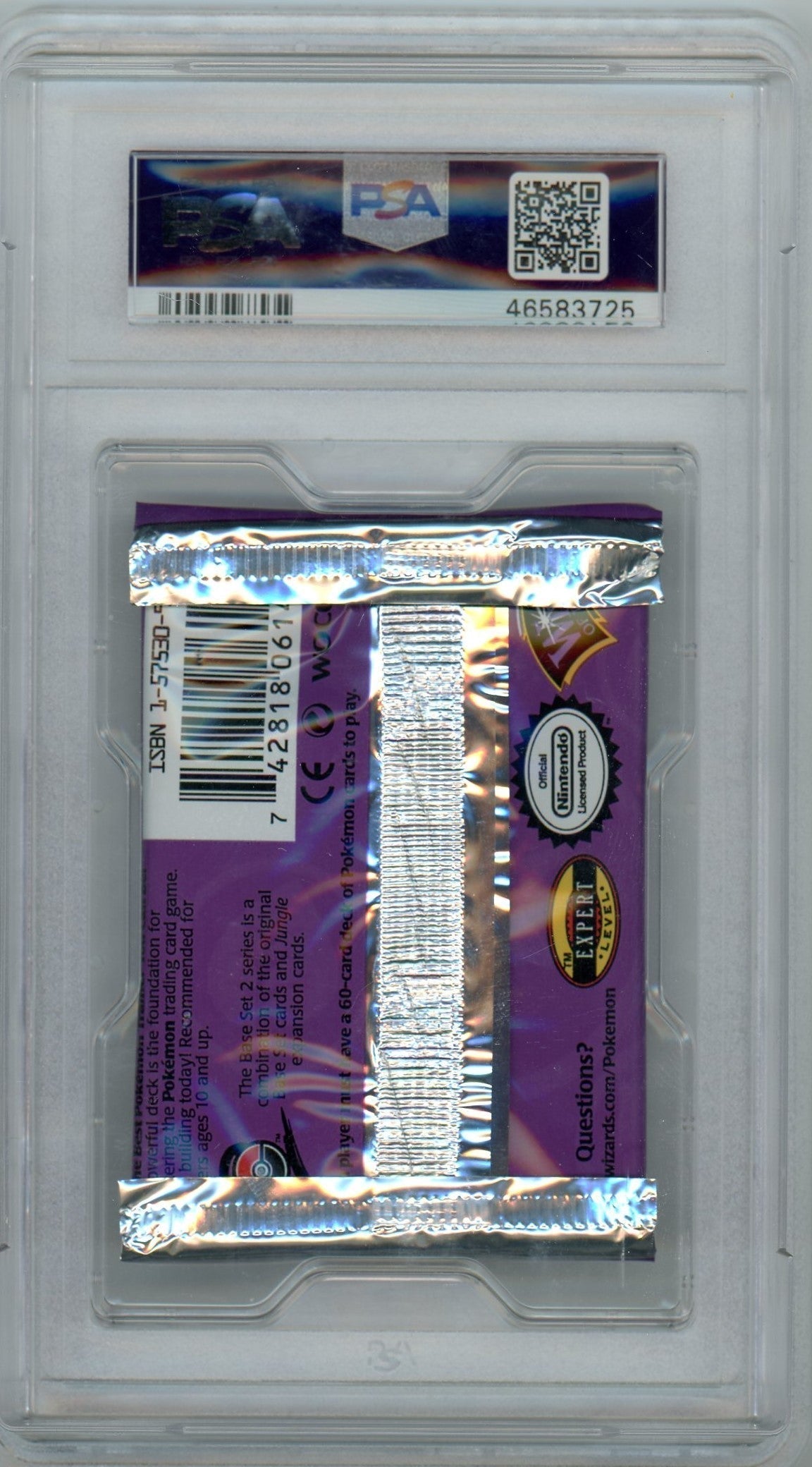Trading Card Game 2000 WOTC Base Set 2 Foil Pack Pidgeot PSA 10 – Official TCG Product