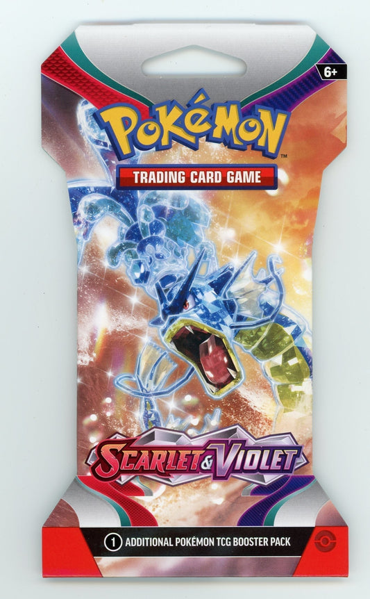 Trading Card Game Scarlet and Violet Sleeved Booster Pack Case – Authentic Japanese Cards