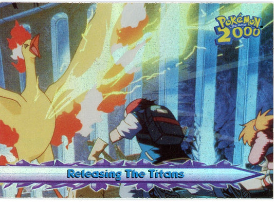 Trading Card Game Releasing The Titans Holo Blue Logo The Movie 2000 – Official TCG Product