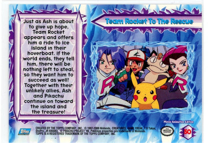 Trading Card Game Team Rocket To The Rescue The Movie 2000 Holo – Official TCG Product