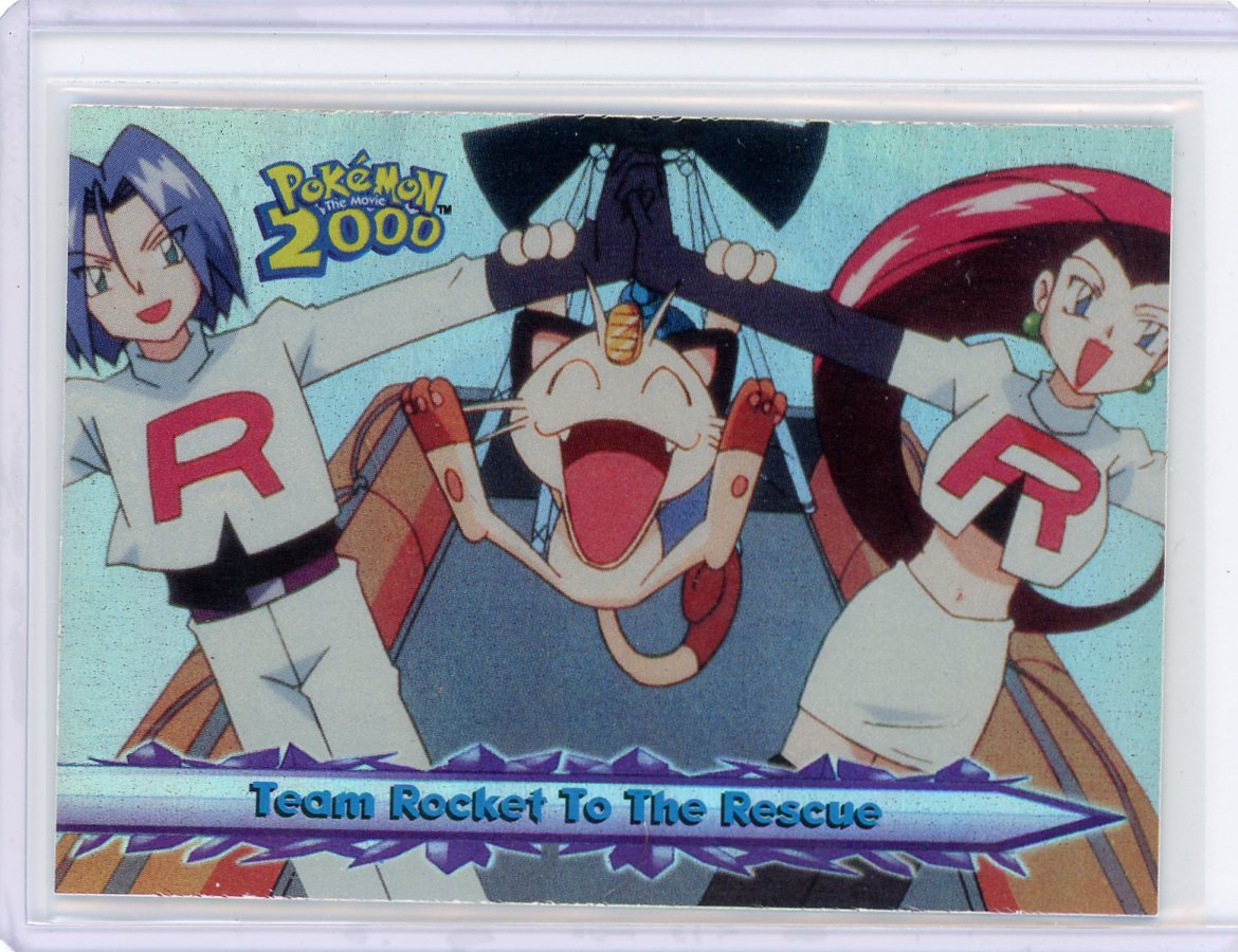 Trading Card Game Team Rocket To The Rescue The Movie 2000 Holo – Official TCG Product
