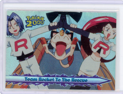 Trading Card Game Team Rocket To The Rescue The Movie 2000 Holo – Official TCG Product