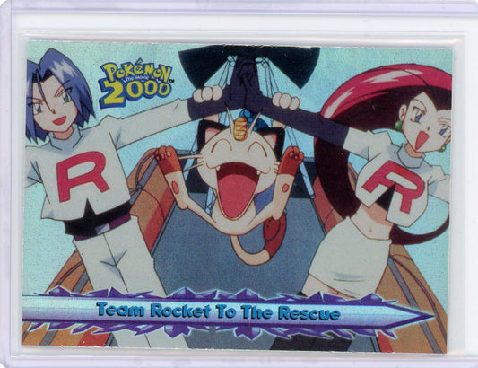 Trading Card Game Team Rocket To The Rescue The Movie 2000 Holo – Official TCG Product