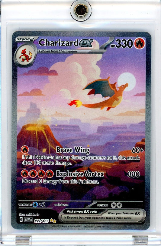 Trading Card Game Charizard ex 151 Special Illustration Rare #199/165 – Official TCG Product