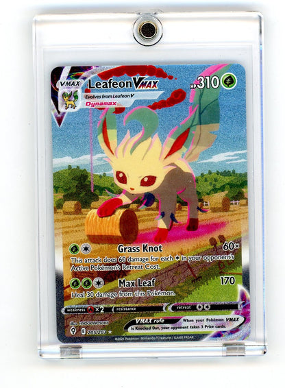 Trading Card Game Leafeon Vmax Evolving Skies Alternate Art #205/203 – Official TCG Product