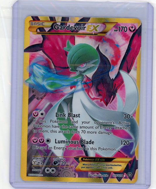 Trading Card Game Gardevoir EX Steam Siege Gold Secret Rare #116/114 – Official TCG Product