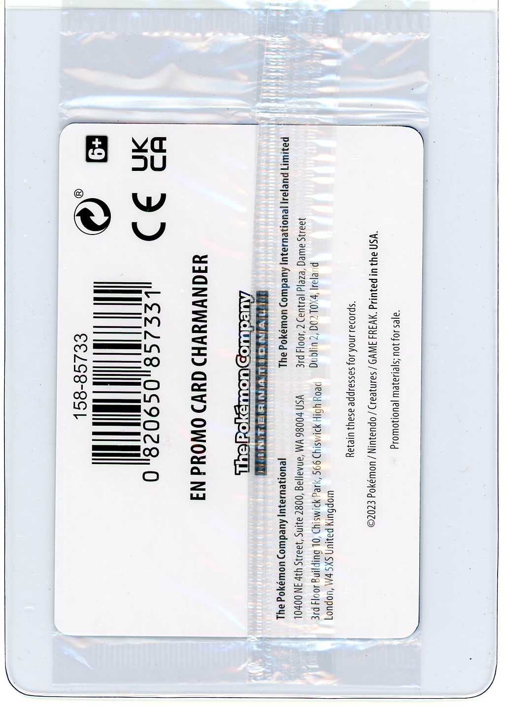 Trading Card Game Charmander Reverse Holofoil (GameStop Exclusive) Sealed #006/165 – Official TCG Product