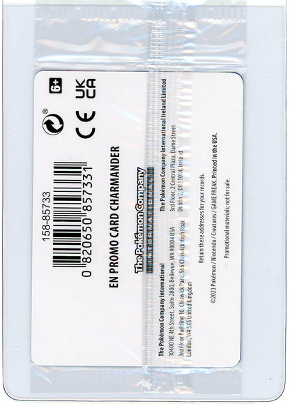 Trading Card Game Charmander Reverse Holofoil (GameStop Exclusive) Sealed #006/165 – Official TCG Product