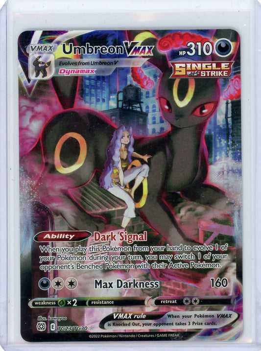 Trading Card Game Umbreon Vmax Brilliant Stars Trainer Gallery #TG23/TG30 – Official TCG Product