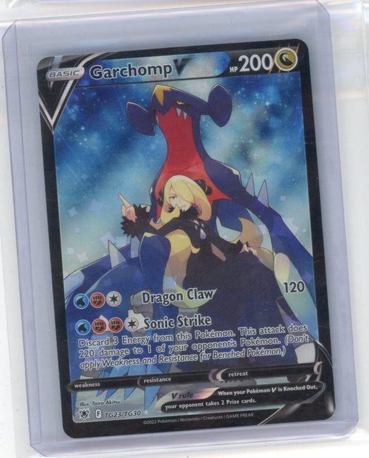 Trading Card Game Garchomp V 2022 Astral Radiance Trainer Gallery rare holo TG23/30 – Official TCG Product