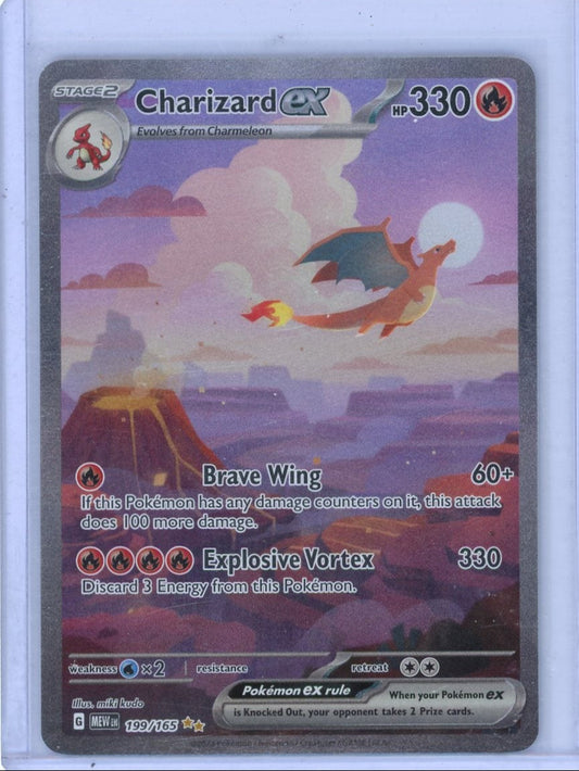 Trading Card Game Charizard ex 151 Special Illustration Rare #199/165 – Official TCG Product