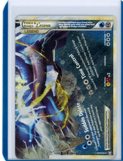 Trading Card Game Palkia and Dialga Legend HGSS Triumphant #102/102 (Bottom) – Official TCG Product