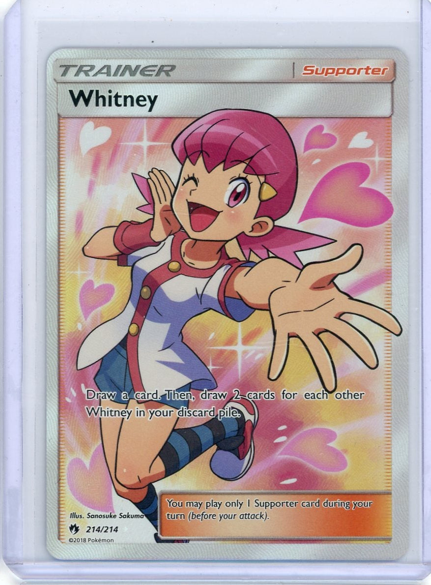 Trading Card Game Whitney Lost Thunder Full-Art #214/214 – Official TCG Product