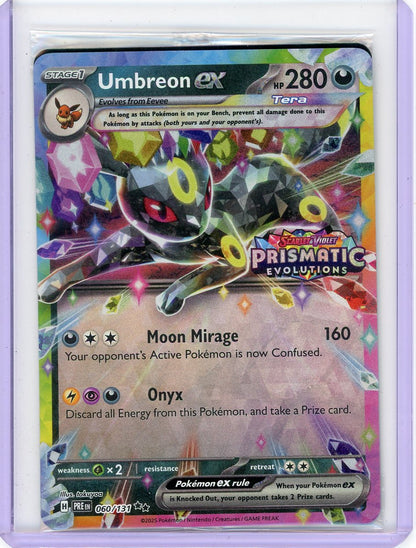 Trading Card Game Umbreon ex 2024 Prismatic Evolutions Stamped Promo (sealed) – Official TCG Product