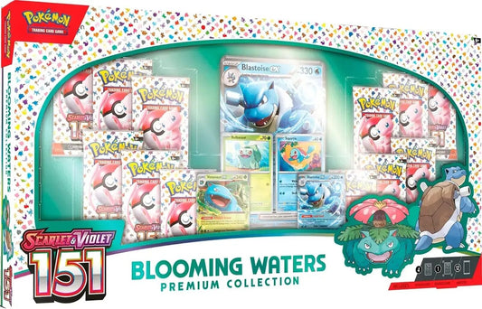 Trading Card Game TCG Scarlet and Violet - 151 Blooming Waters Premium Collection – Official TCG Product