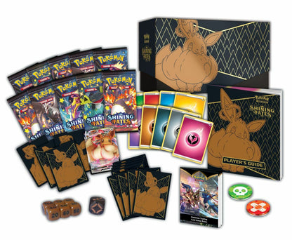 Trading Card Game TCG Shining Fates - Elite Trainer Box – Complete Trainer Kit with Accessories