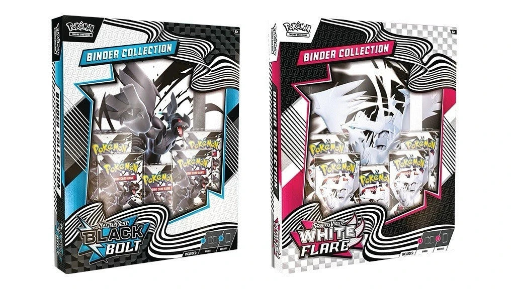 Trading Card Game TCG Black Bolt And White Flare Binder Collections - Both Sets – Official TCG Product