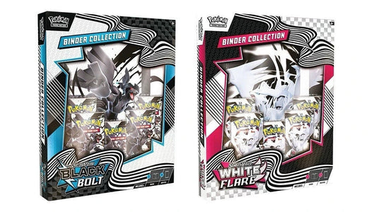 Trading Card Game TCG Black Bolt And White Flare Binder Collections - Both Sets – Official TCG Product