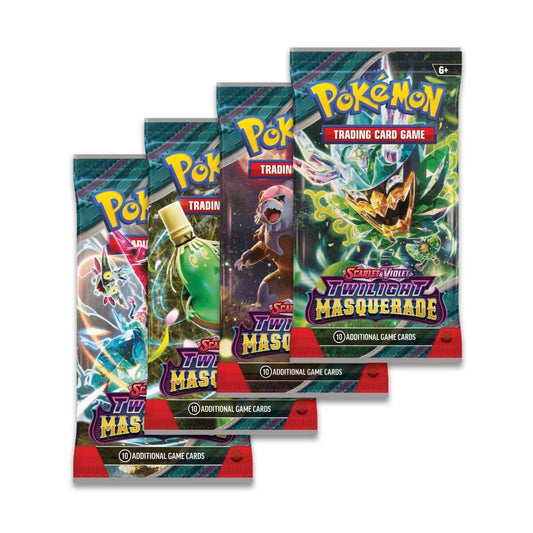 Trading Card Game TCG Twilight Masquerade - Booster Packs SET OF 4 – Authentic Japanese Cards