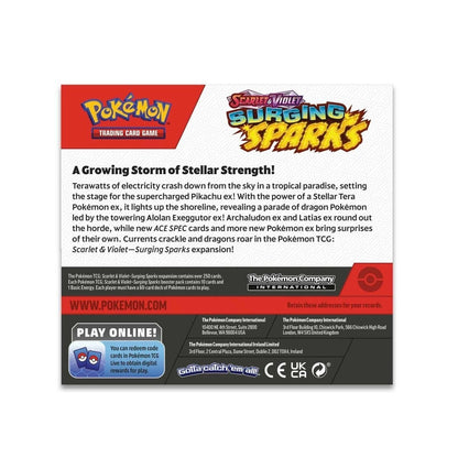Trading Card Game Japanese TCG Scarlet and Violet - Surging Sparks SV08 Sealed Booster Box – Rare and Exclusive Cards
