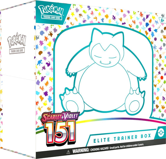 Trading Card Game TCG Scarlet and Violet 151 - Elite Trainer Box – Complete Trainer Kit with Accessories