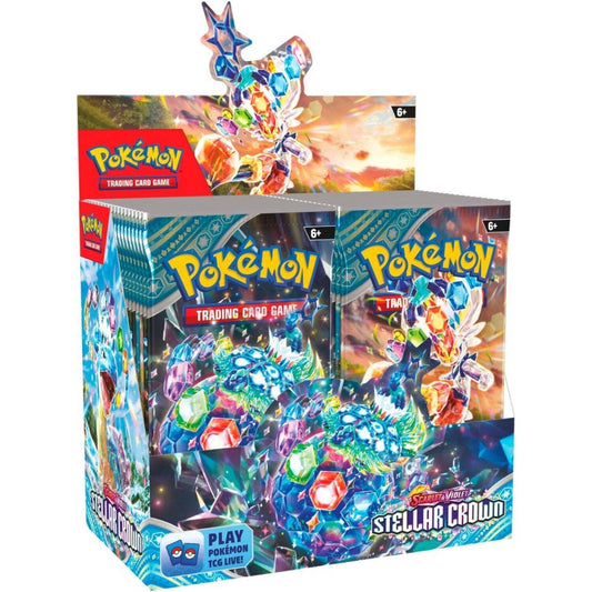 Trading Card Game TCG Scarlet and Violet - Stellar Crown Booster Display Box – Official TCG Product