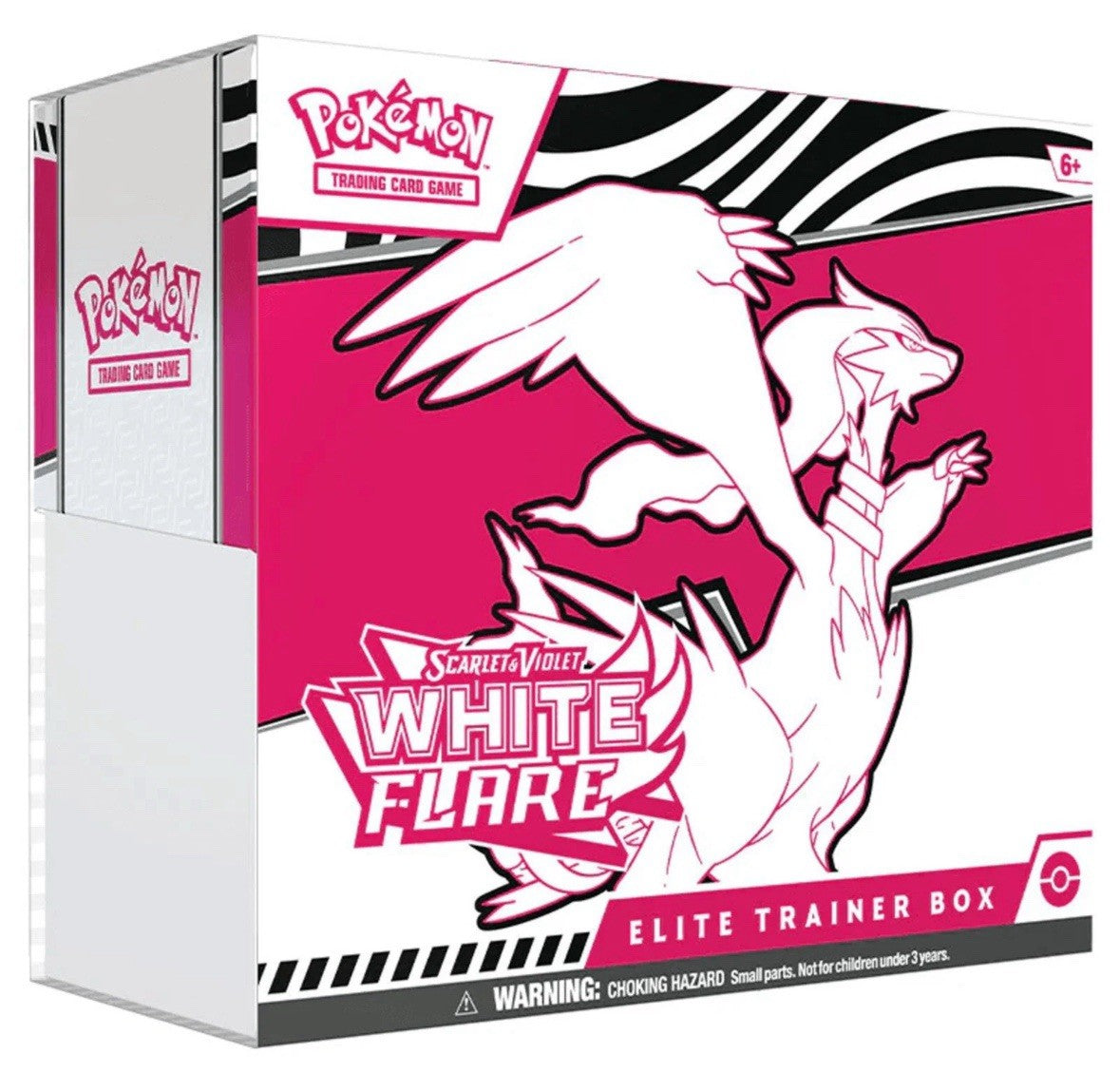 Trading Card Game TCG White Flare Elite Trainer Box – Complete Trainer Kit with Accessories