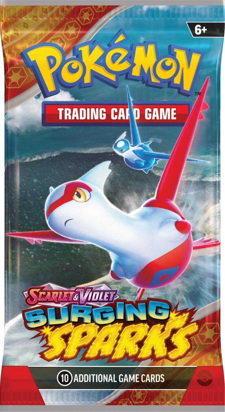 Trading Card Game TCG Scarlet and Violet - Surging Sparks Elite Trainer Box – Complete Trainer Kit with Accessories