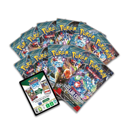 Trading Card Game TCG Scarlet and Violet - Stellar Crown Center Elite Trainer Box – Complete Trainer Kit with Accessories