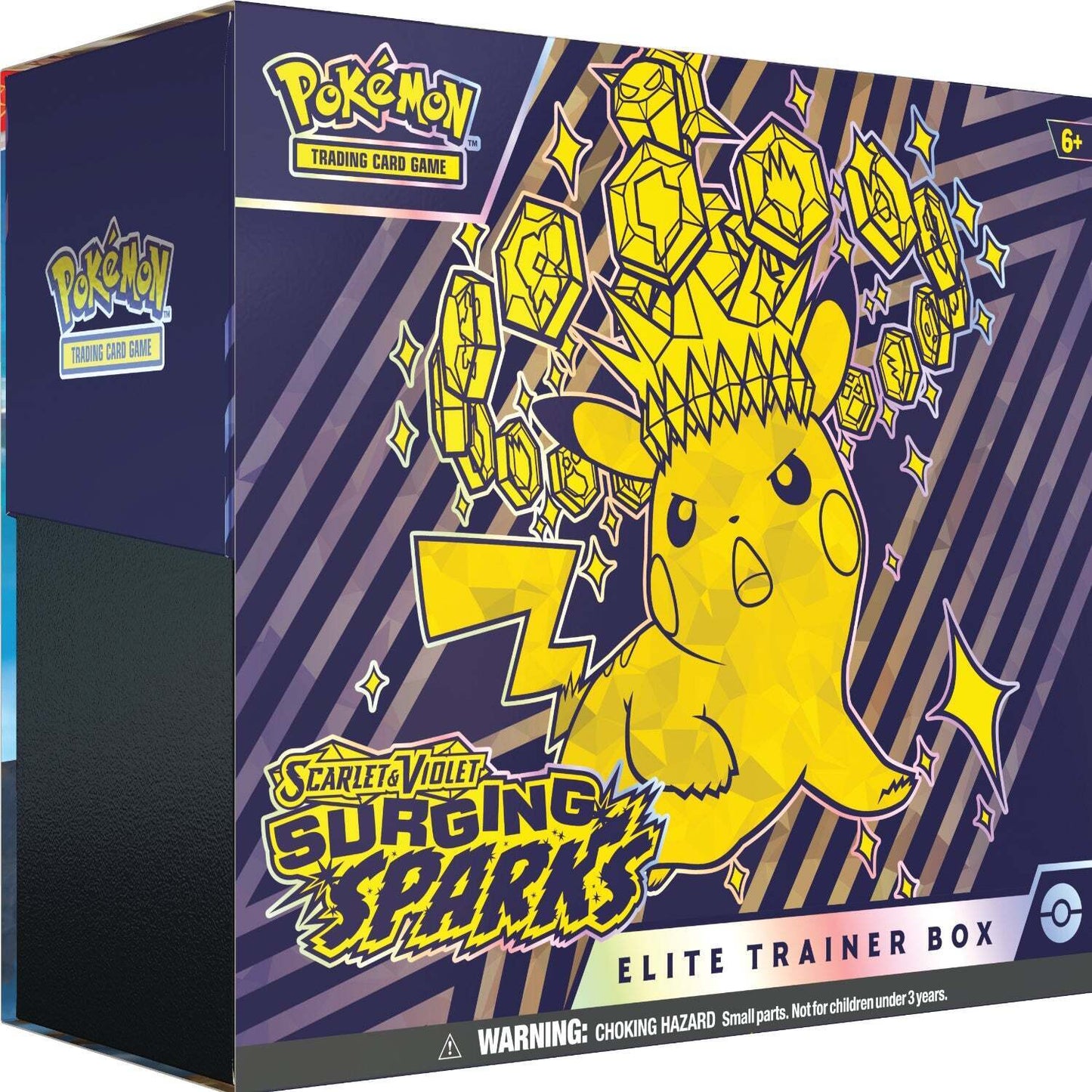 Trading Card Game TCG Scarlet and Violet - Surging Sparks Elite Trainer Box – Complete Trainer Kit with Accessories