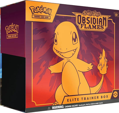 Trading Card Game TCG Scarlet and Violet 3 - Obsidian Flames Elite Trainer Box – Complete Trainer Kit with Accessories