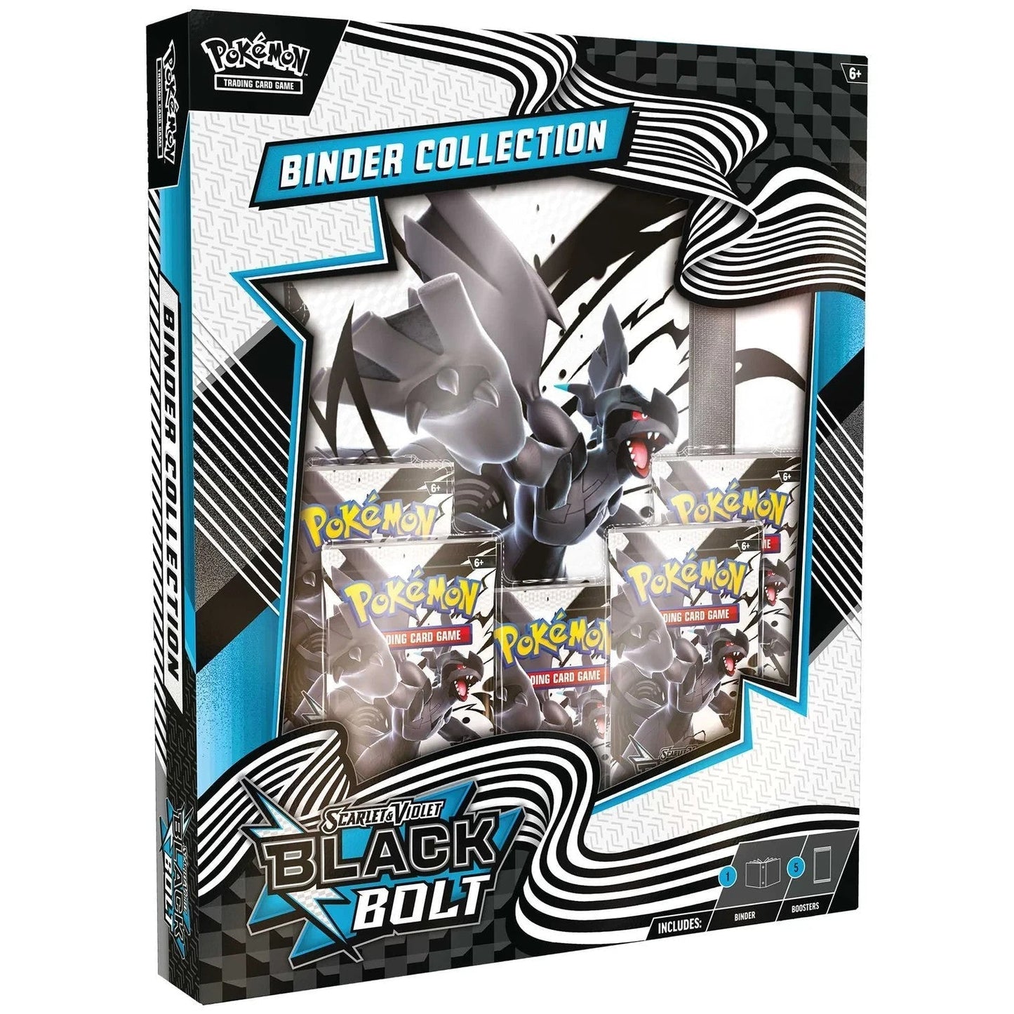Trading Card Game TCG Black Bolt And White Flare Binder Collections - Both Sets – Official TCG Product