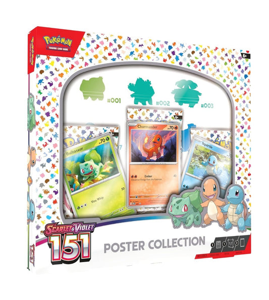 Trading Card Game TCG Scarlet and Violet - 151 Poster Collection Box – Official TCG Product
